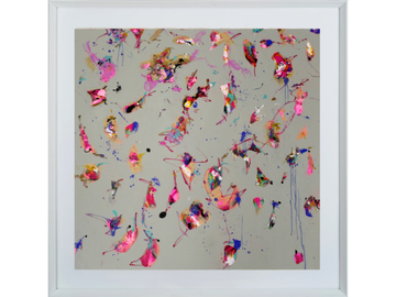 VIOLET RAINBOW - Paper Painting by NOVOCUADRO ART COMPANY - view 2